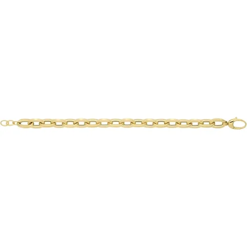 9ct Yellow Gold Hollow Bracelet 13.9g